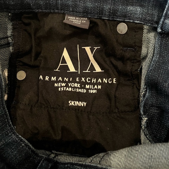 Armani Exchange women’s skinny jeans 26 - Picture 3 of 5